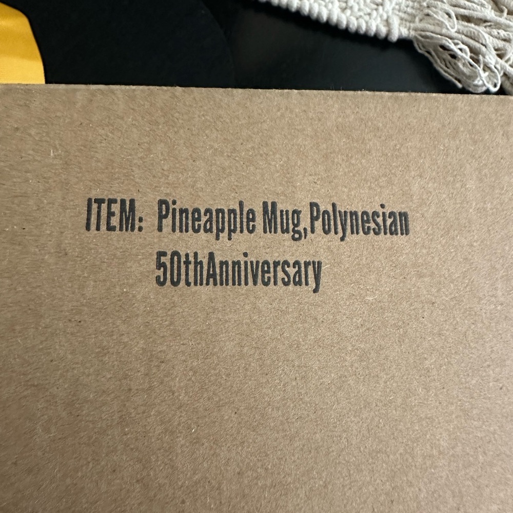 Polynesian Pineapple Mug - 50th Anniversary Edition
